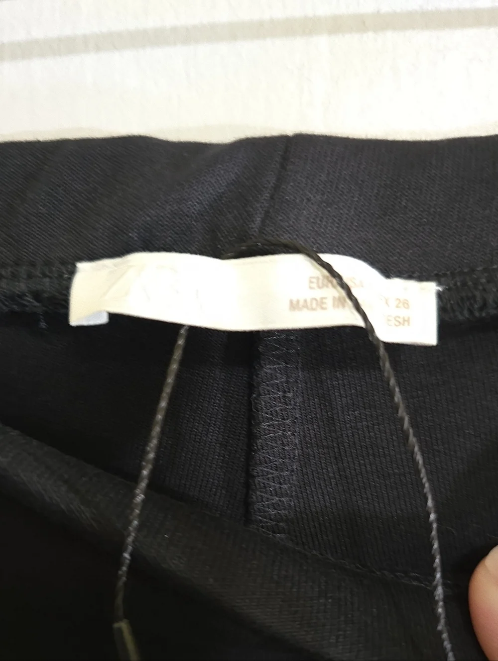 NWOT Zara 2-piece Black Interlock Knit Vest Flare Pull-on Pants Set Small Medium - Picture 10 of 13